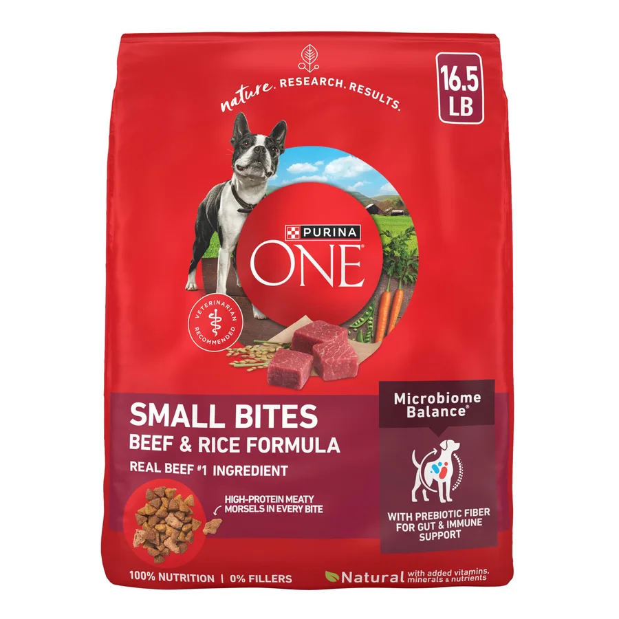 Purina ONE Small Bites Beef & Rice Formula product image