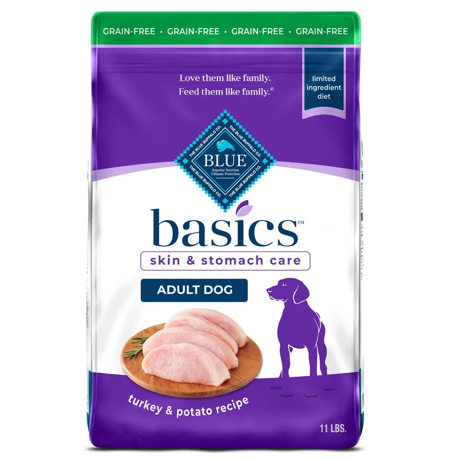 Blue Buffalo Basics Skin & Stomach Care Adult Grain-Free Turkey Recipe product image