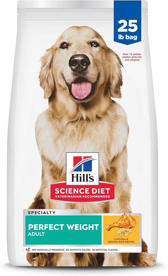 Hill's Science Diet Adult Perfect Weight Chicken & Brown Rice Recipe product image