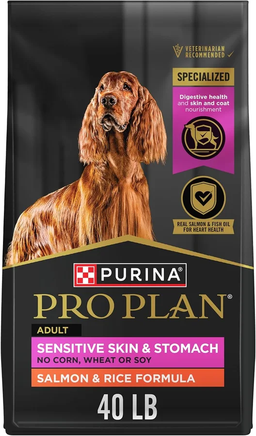 Purina Pro Plan Adult Sensitive Skin & Stomach Salmon & Rice Formula product image