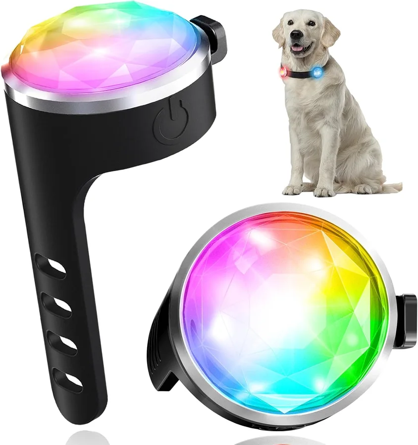 Tubasion 2-Pack Rechargeable Dog Collar Lights product image
