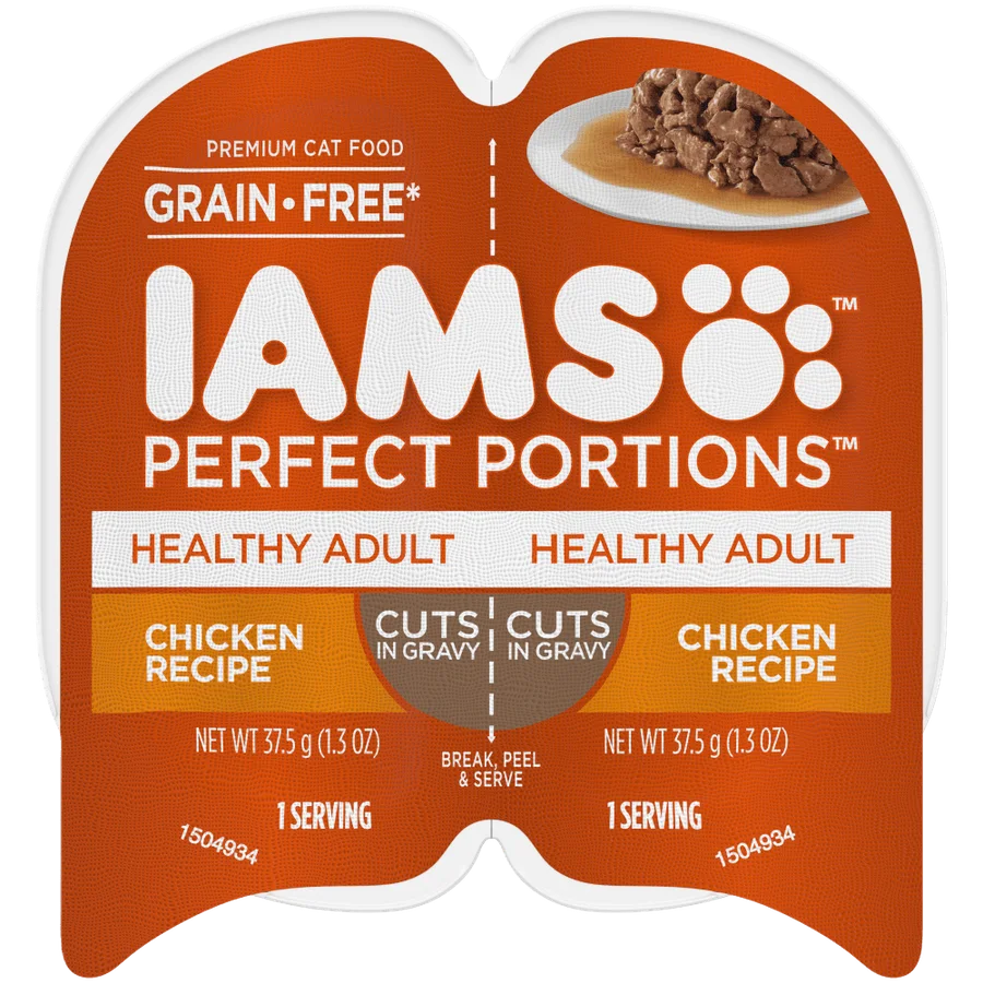 IAMS Perfect Portions Healthy Adult Chicken Recipe Cuts in Gravy product image