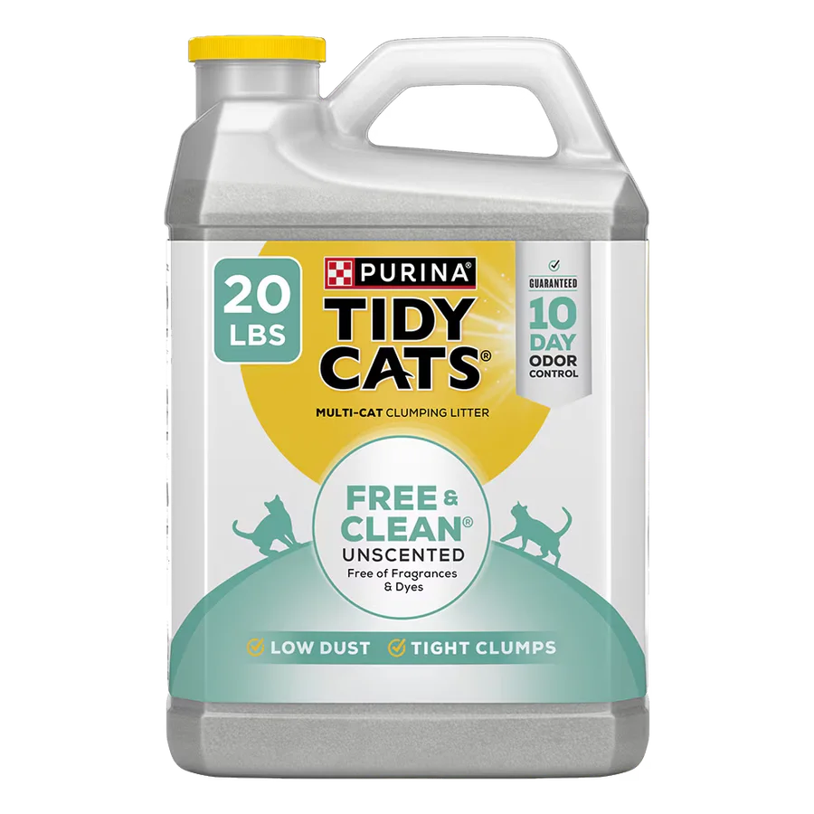 صورة منتج Purina Tidy Cats Free & Clean Unscented Clumping Cat Litter