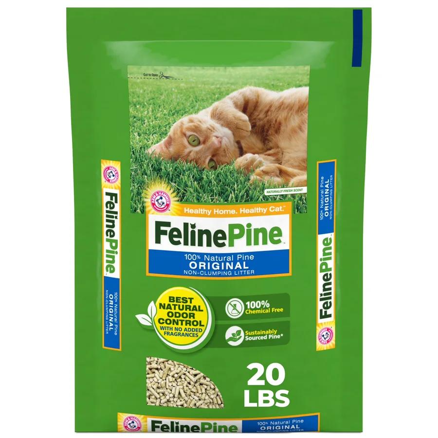 صورة منتج Feline Pine Original Non-Clumping Cat Litter