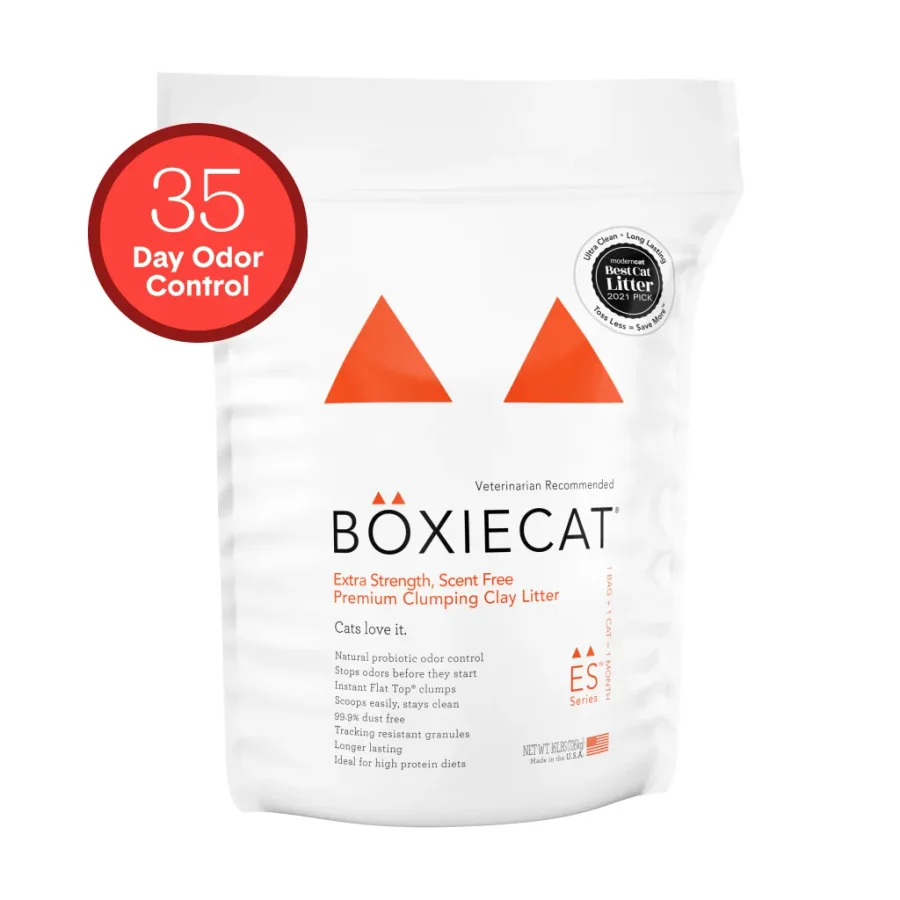 صورة منتج Boxiecat Extra Strength Unscented Premium Clumping Clay Litter