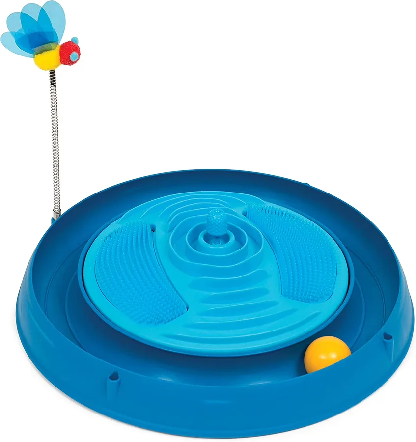 Catit Play Scratch Pad Circuit Ball Cat Toy product image