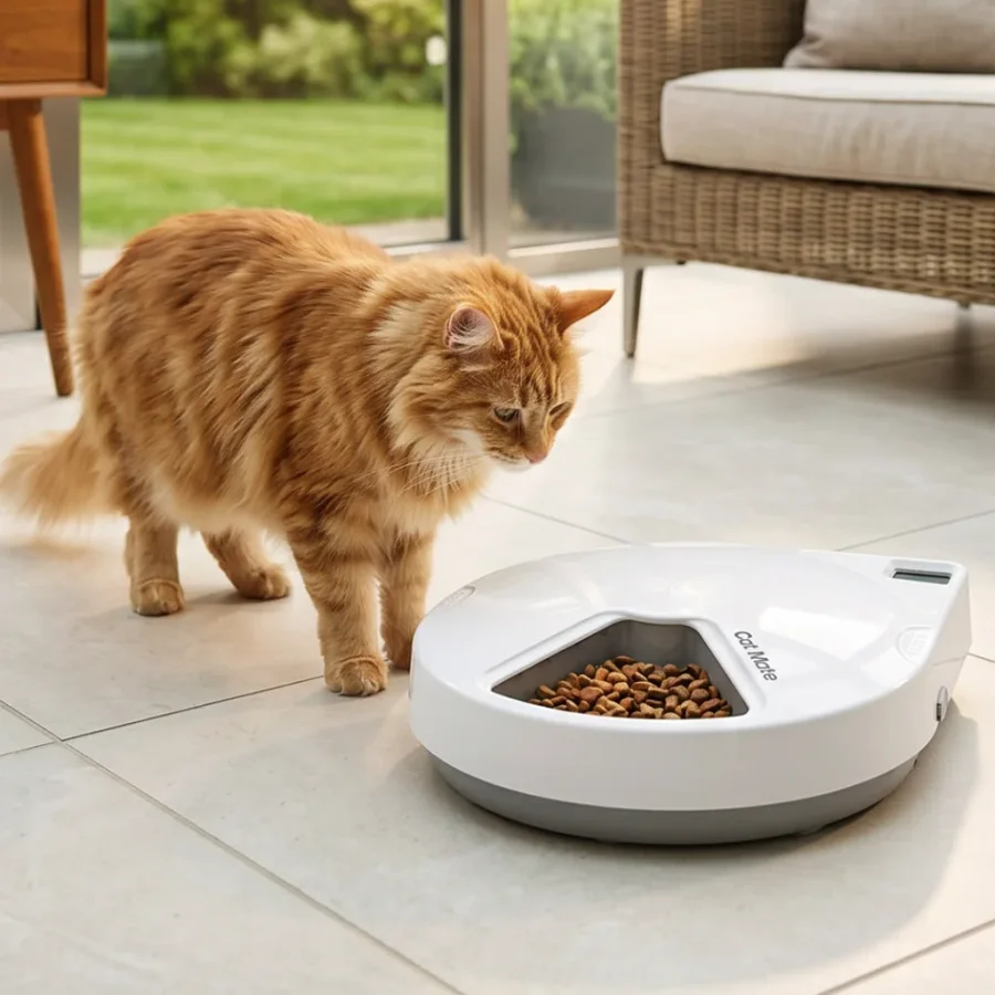 Cat Mate C500 Five-Meal Automatic Pet Feeder की उत्पाद छवि