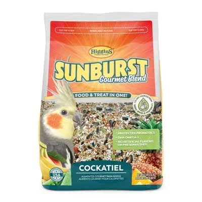 Produktbild von Higgins Sunburst Gourmet Blend Cockatiel Food