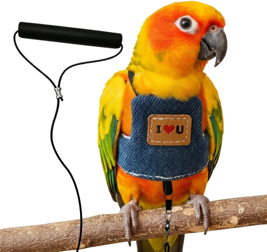 MiOYOOW Denim Bird Flight Suit with Leash产品图片