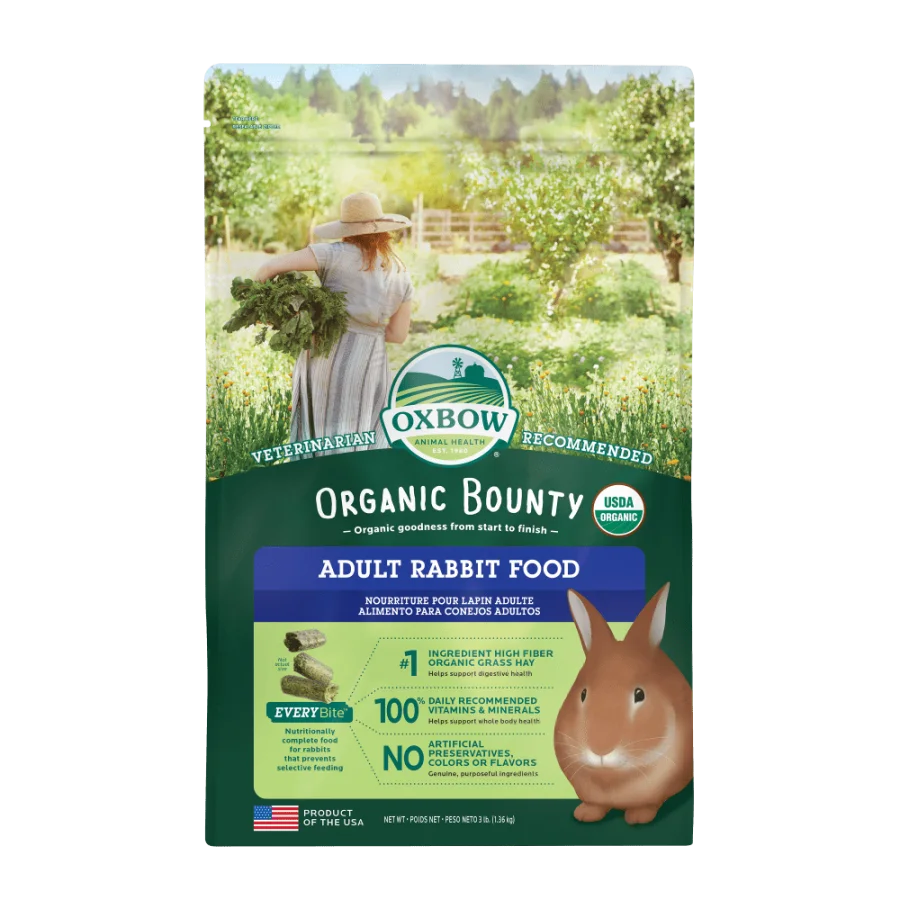 Oxbow Organic Bounty Adult Rabbit Food की उत्पाद छवि