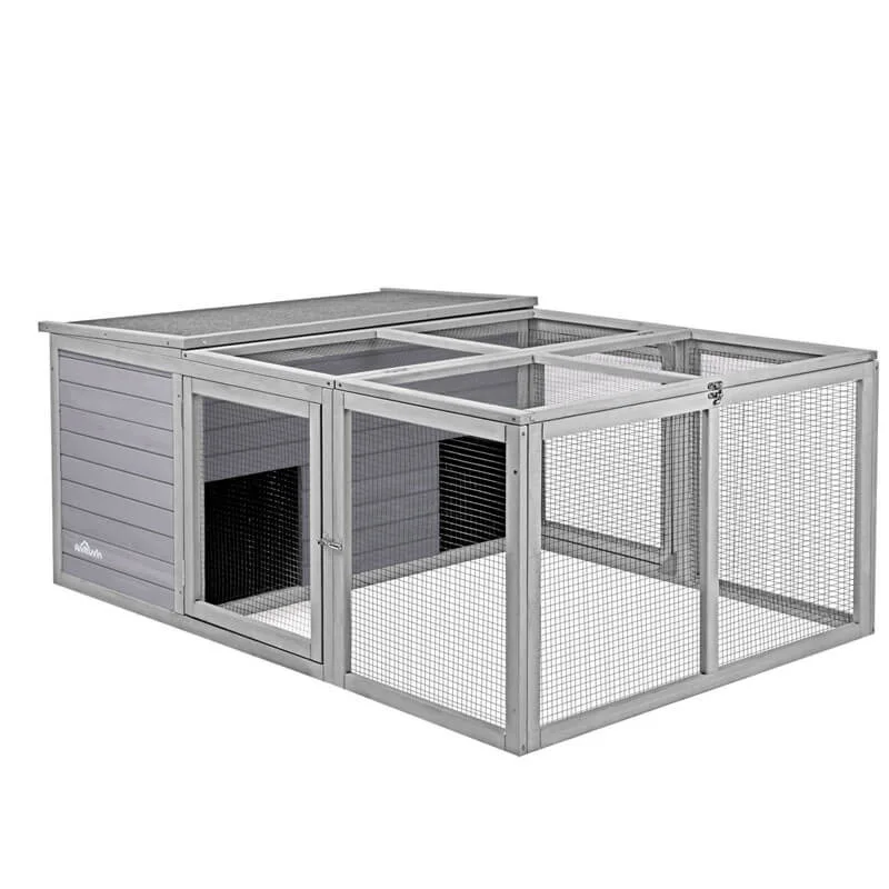 Aivituvin AIR28 Rabbit Hutch with Large Run की उत्पाद छवि