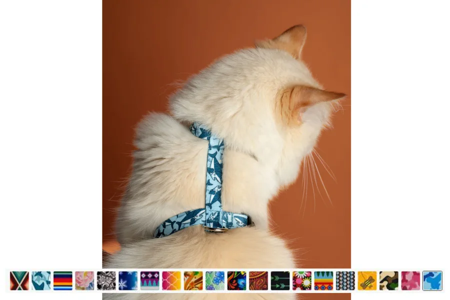 صورة منتج Fox Valley Pet Wear Extra Wide Cat or Rabbit H-Style Harness