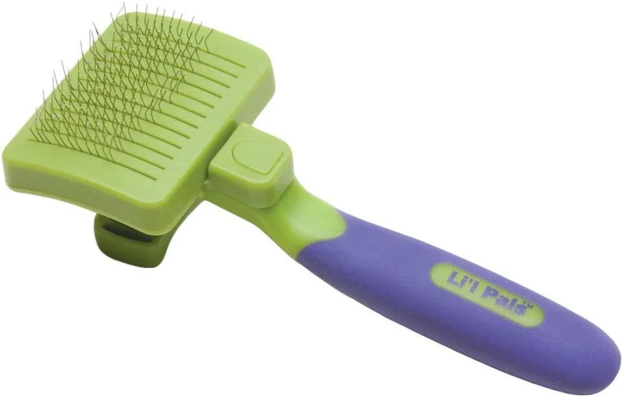 Li'l Pals Self-Cleaning Slicker Brush की उत्पाद छवि