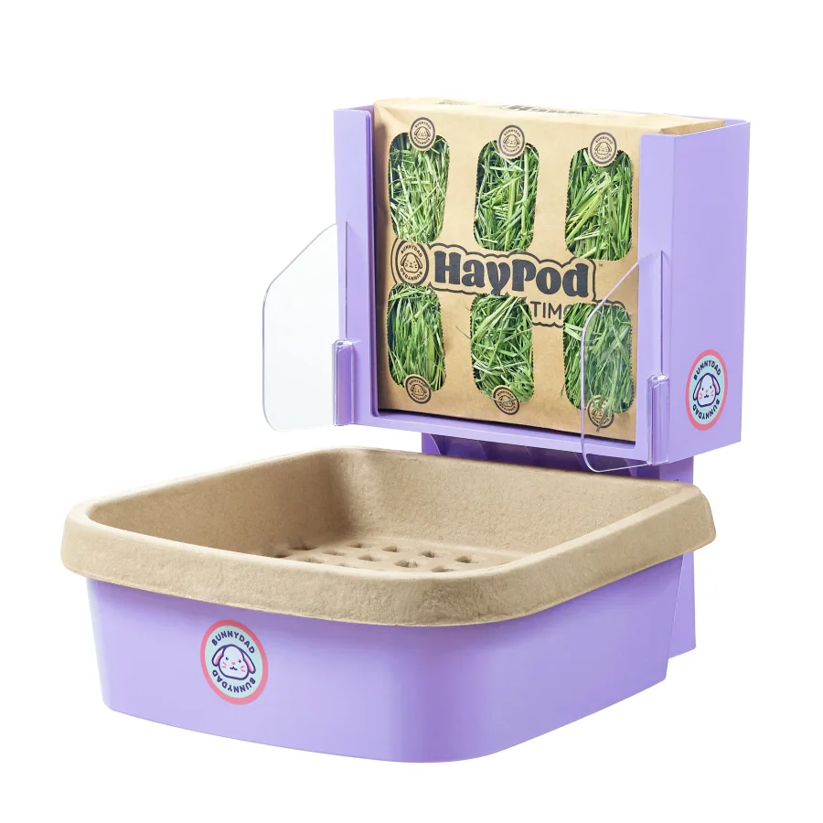 BunnyDad BunnyLet Rabbit Litter Box + Hay Feeder System product image